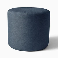 Sunbrella® Indoor/Outdoor Canvas Round Pouf | West Elm