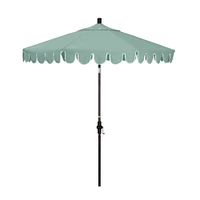 Scallop Edge Outdoor Umbrella (9') | West Elm