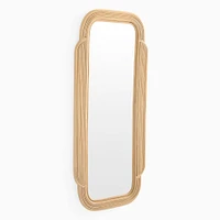 Desert Sun Cane Floor Mirror | West Elm