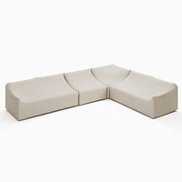 Hargrove Outdoor 4-Piece L-Shaped Sectional Protective Cover | West Elm