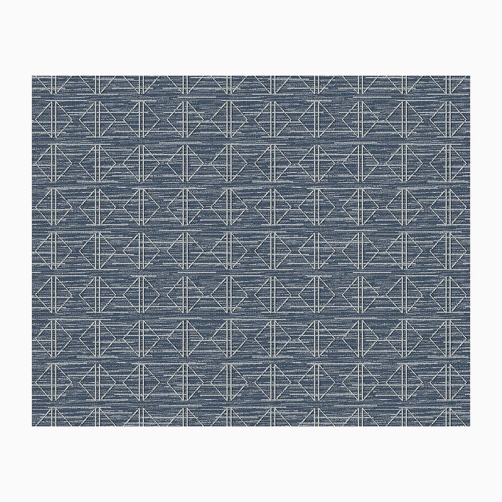 Diamonds Rug Serged Edge 6x9 Sisal