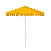 Scallop Edge Outdoor Umbrella (9') | West Elm