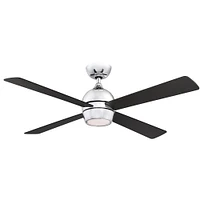 Kwad Ceiling Fan, Black, 52"