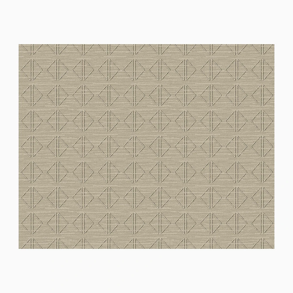 Diamonds Rug Serged Edge 6x9 Sisal
