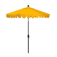 Scallop Edge Outdoor Umbrella (9') | West Elm