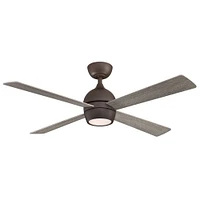 Kwad Ceiling Fan, Black, 52"