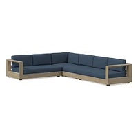 Telluride Outdoor 4-Piece L-Shaped Sectional Cushion Covers | West Elm