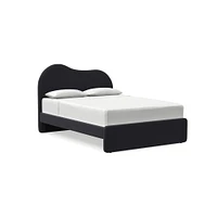 Alba Asymmetric Upholstered Bed | West Elm