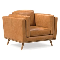 Zander Leather Chair | West Elm