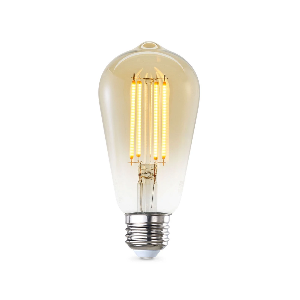 LED ST18 Bulb - 3000K Clear | West Elm