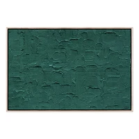 Ns 003 Deep Sage Framed Wall Art by Jade Dacay | West Elm