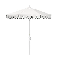 Scallop Edge Outdoor Umbrella (9') | West Elm