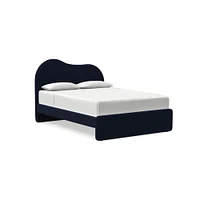 Alba Asymmetric Upholstered Bed | West Elm