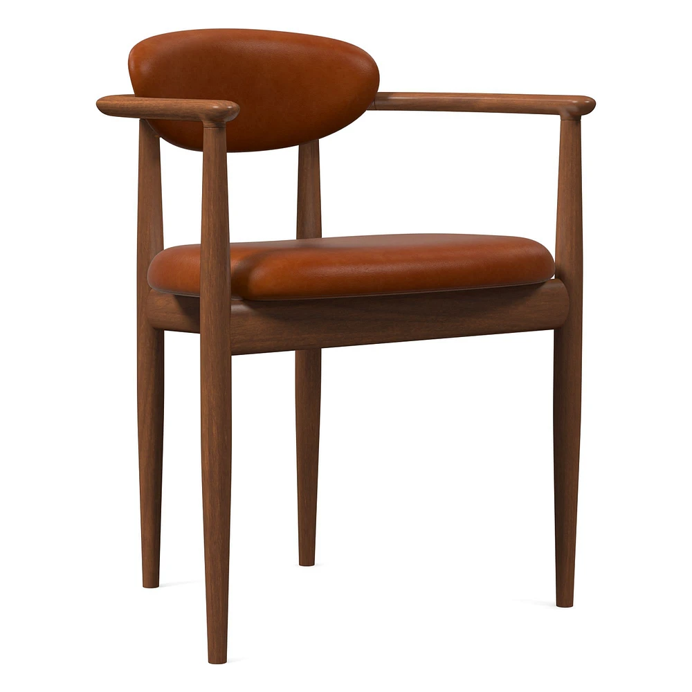 Edison Leather Dining Arm Chair | West Elm