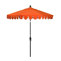 Scallop Edge Outdoor Umbrella (9') | West Elm