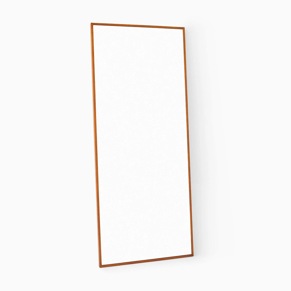 Thin Wood Floor Mirror | West Elm