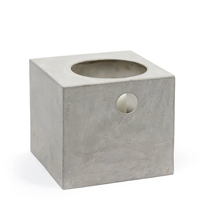 Wind Light Concrete Candleholder | West Elm