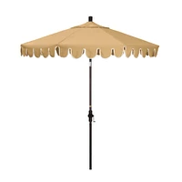 Scallop Edge Outdoor Umbrella (9') | West Elm