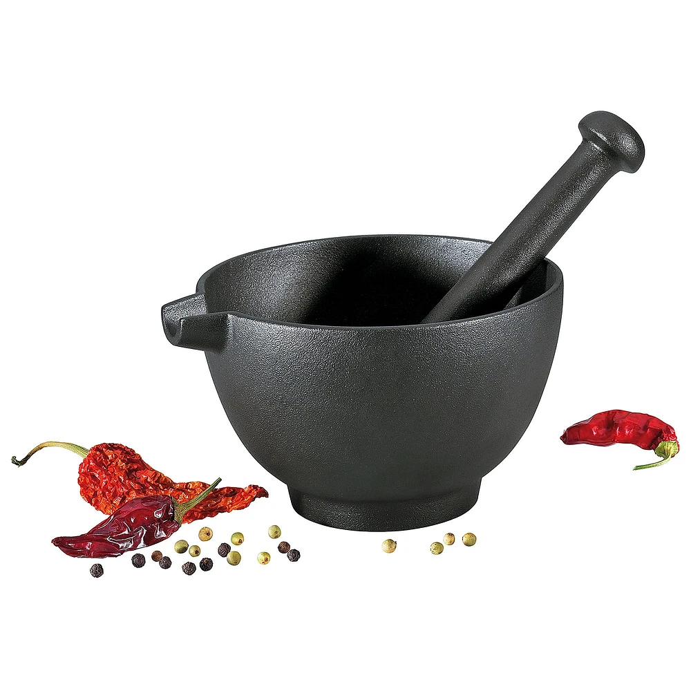 Frieling Cast Iron XL Mortar & Pestle | West Elm