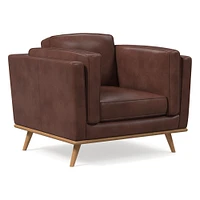 Zander Leather Chair | West Elm