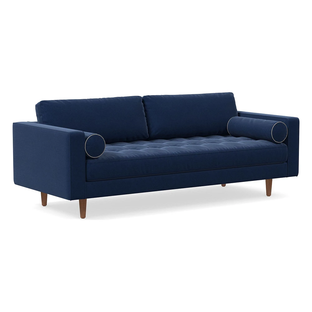 Dennes 72 Sofa DWN MT Twill Camel Walnut