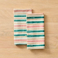 Soil to Studio Ruhi Block-Printed Cotton Napkins (Set of 2) | West Elm