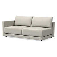 Open Box: Melbourne Left Arm 76" Sofa, Poly, Boucle, Midnight