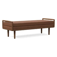 Nico Leather Bench | West Elm