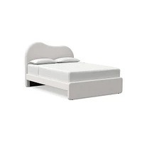 Alba Asymmetric Upholstered Bed | West Elm