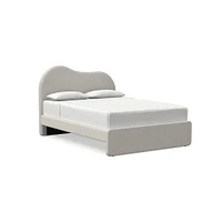 Alba Asymmetric Upholstered Bed | West Elm