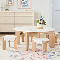 Miso Play Table Table Pine And Mdf We White 38 Inches