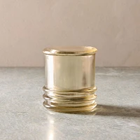 Metallic Glass Candles - Balsam Fir | West Elm