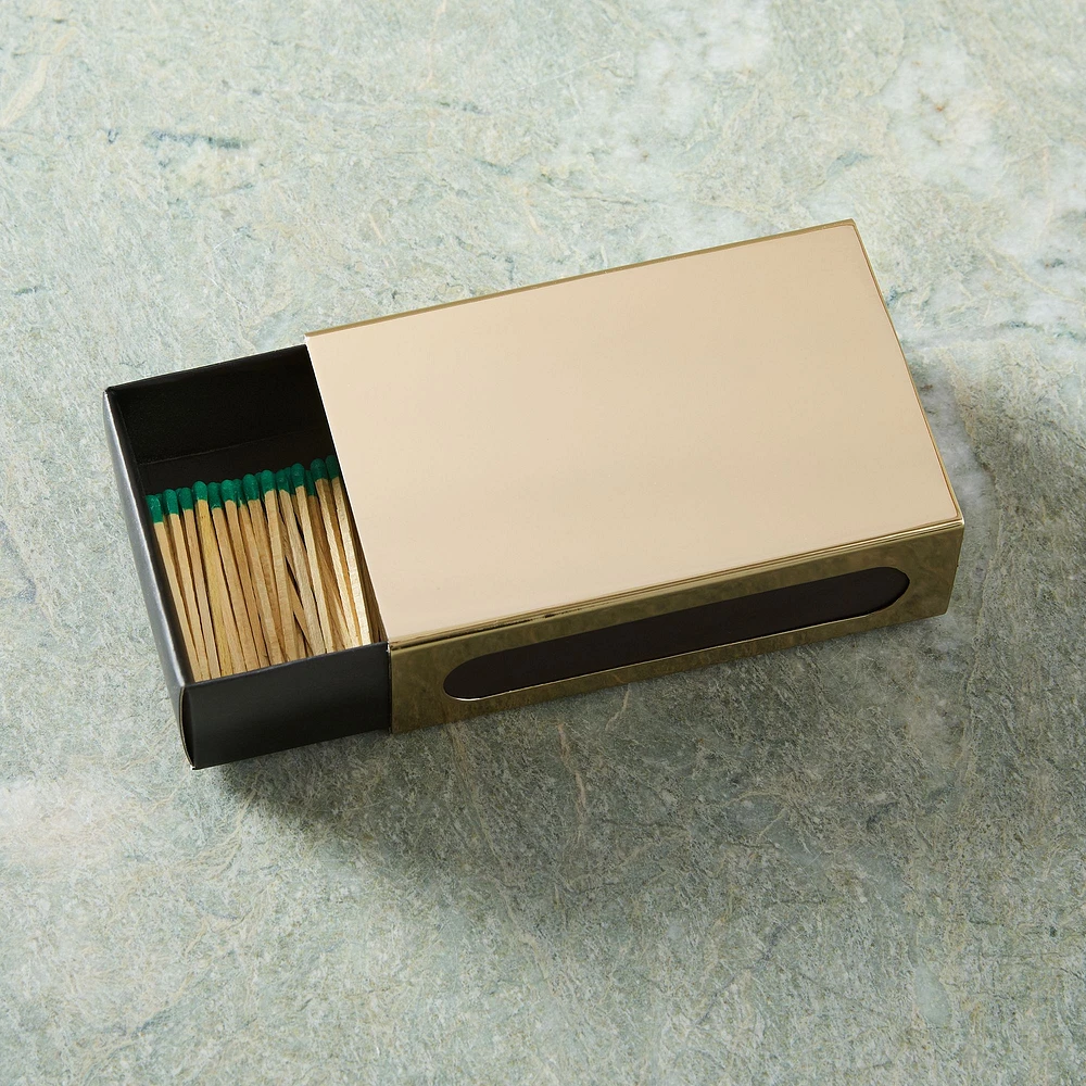 Beau Metal Matchbox Sleeve | West Elm