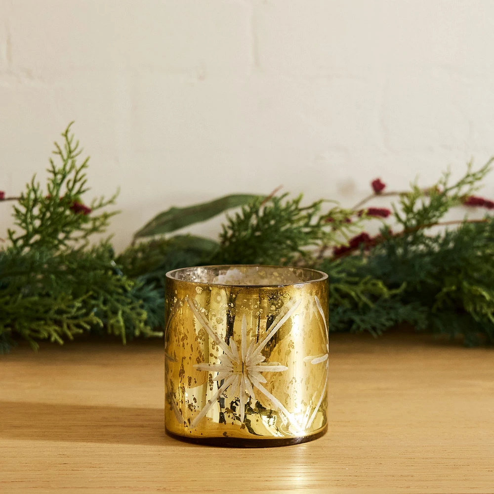 Celeste Cut Glass Filled Candles - Amber Nutmeg | West Elm