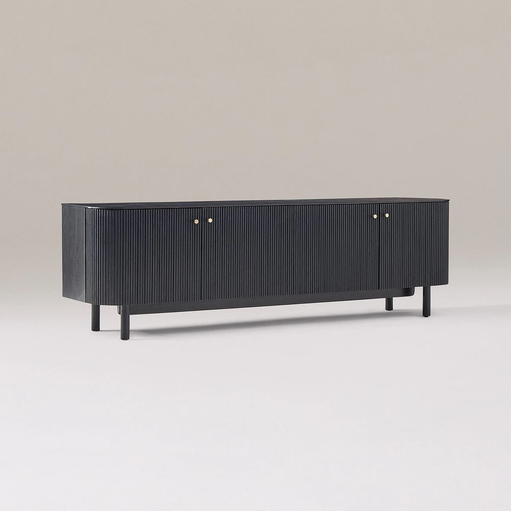 Ellington 68" Media Console, Blonde