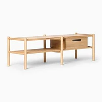 Hilma 57" 1-Drawer Bench, Oak