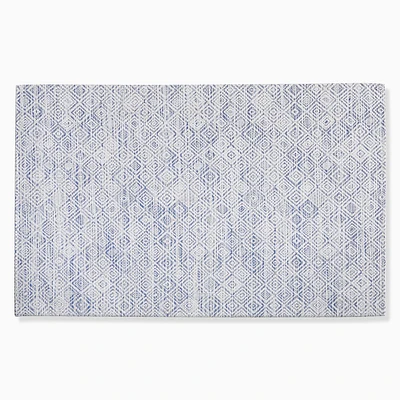 Chilewich Mosaic Woven Floor Mat23x36Blue