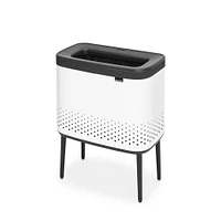 Bo Laundry Hamper, White, 2x45 Liter