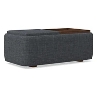 Bowman Storage Ottoman | West Elm