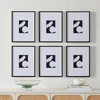 Multi-Mat Metal Gallery Frame, Black Powder Coated, 5x7