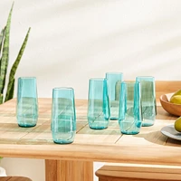 Fortessa Sole Acrylic Glassware, Iced Tea Wine Glass, Set of 6