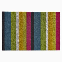 Chilewich Bold Stripe Shag Mat18x28Peach