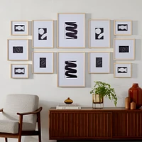 The Collector Tall Gallery Frames Set, Metal, Black, Set of 12