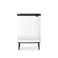 Bo Laundry Hamper, White, 2x45 Liter