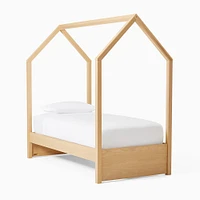 Story Tent Bed Twin, Blonde Oak