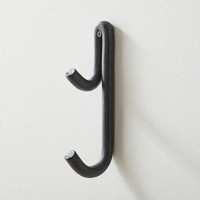 Leggy Long Wall Hook, Black