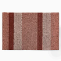 Chilewich Bold Stripe Shag Mat18x28Peach