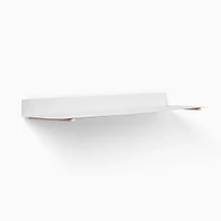 Floating Lines Single Shelves - White | West Elm