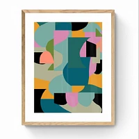 Abstract Collage 12 Framed Wall Art by Beth Vassalo | West Elm