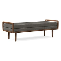 Nico Leather Bench | West Elm